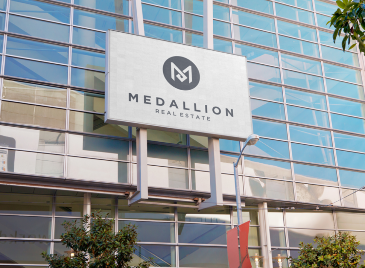 Medallion Sign on Building